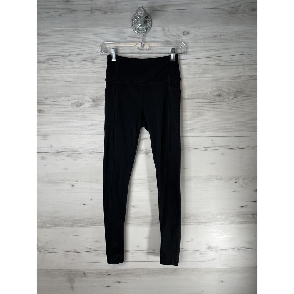 Victoria's Secret‎ Leggings Womens 4 Black High Rise Pocket Yoga Pants Athletic